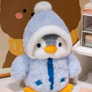 Cozy Blue Penguin Stuffed Animal Plush Toy